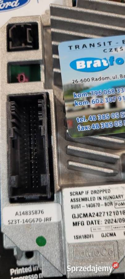 MODUŁ FORD 2816873 RZ3T14G670BEF SU5T14G670BDG Radom sprzedam