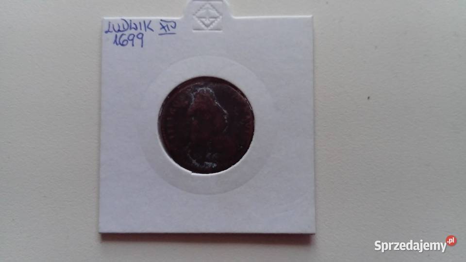 Moneta Liard 1699 r Ludwik XIV wielkopolskie sprzedam