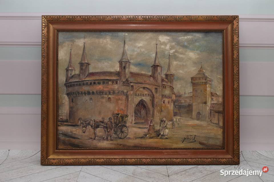 J Fałat Barbakan Rynek Krakowski Stary Polski małopolskie Kraków sprzedam