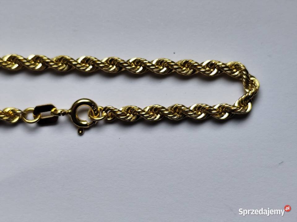 Złoty łańcuszek skrętka świętokrzyskie Skarżysko-Kamienna