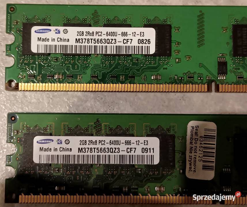 Pamięć RAM Samsung 4GB PC26400U SAMSUNG Opole sprzedam