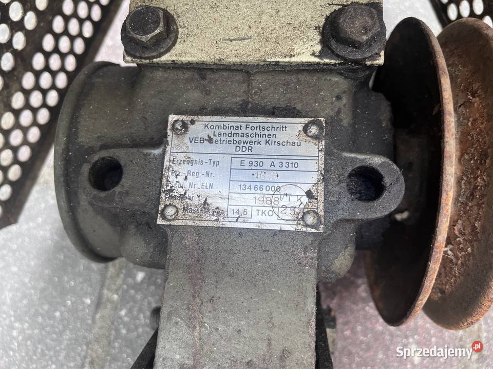 Przekładnia pasowa Fortschritt E930 E931 Mała Nieszawka