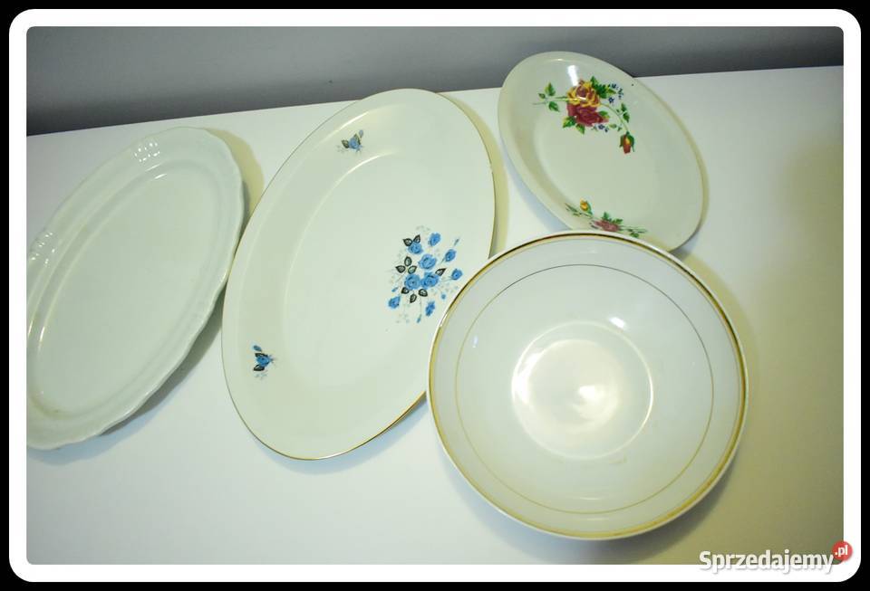 CHODZIEŻ zestaw porcelany półmiski miska mazowieckie Płock