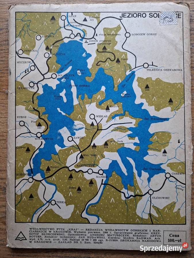 Bieszczady szlaki turystyczne Edward Moskała Kraków