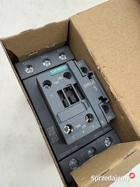 Siemens 3RT20381KB40 Stycznik 37kW Warszawa