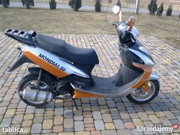 Skuter Mondial 4t 2013r 8050 ccm kupiony w Polsce śląskie Książenice