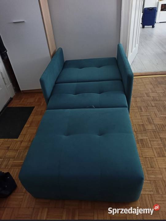 Sofa amerykanka turkusowa 93 LEO 93cm Poznań sprzedam