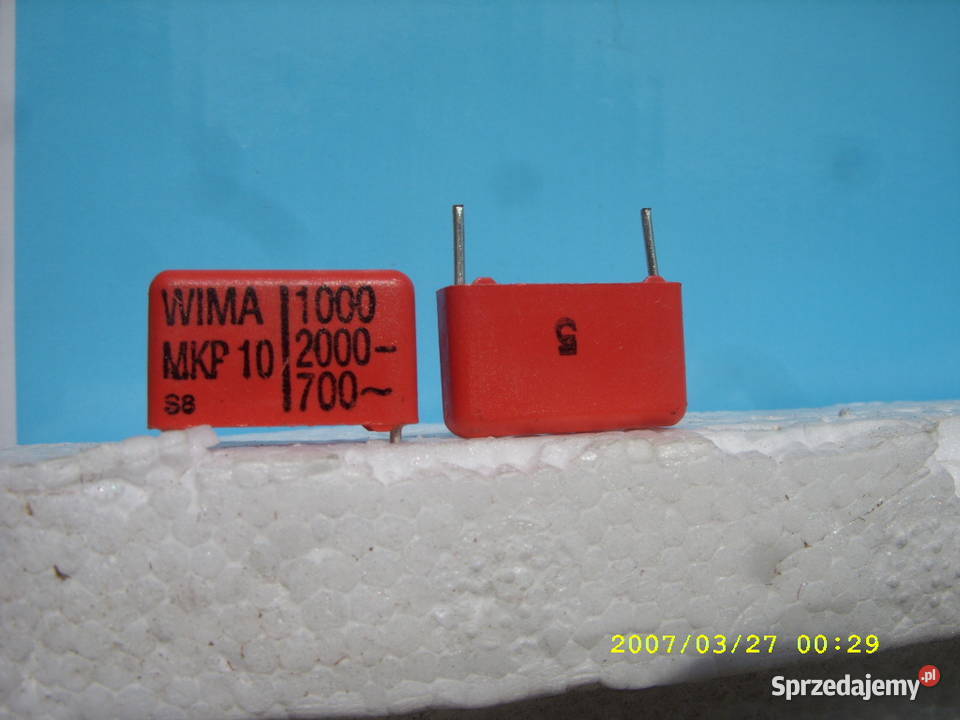 Kondesator MKP 10 1nF2000V st 700V WIMAnowy Wołów