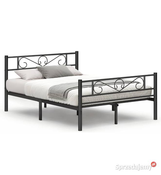 Łóżko 2 osobowe metalowe
