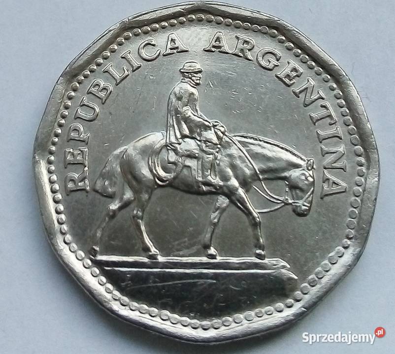 ARGENTYNA10 PESOS1963 r Antyki, Sztuka, Kolekcje