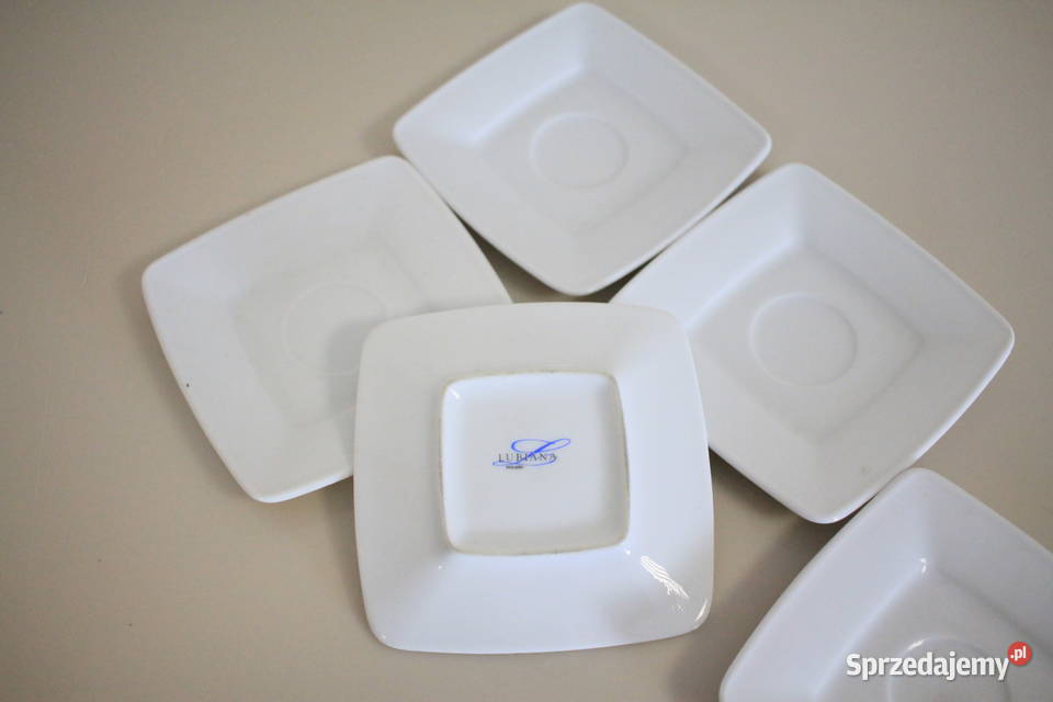 Talerze płaskie porcelana Lubiana