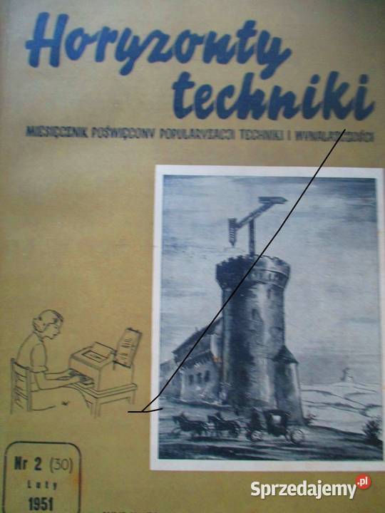 Horyzonty Techniki roczniki 19511955 komplet 5 łódzkie Łódź
