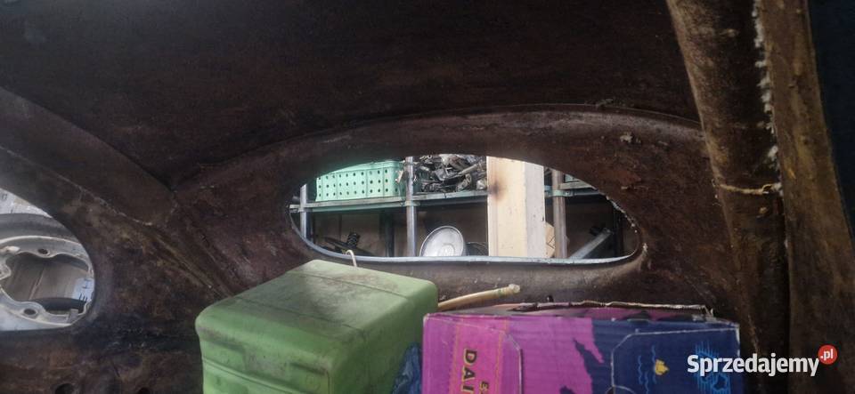 Vw garbus oval cześć dachu z szybą