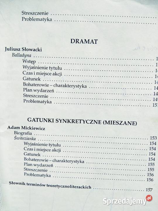 Ściąga z polskiego 6 klasa antykwariat szkolny mazowieckie Warszawa