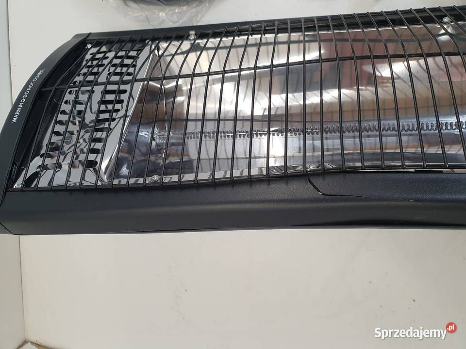 CHALLENGE 1 kW grzejnik promiennikowy czarny