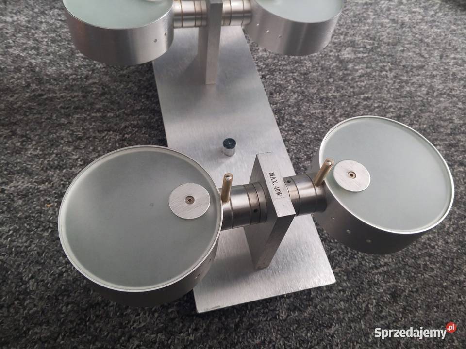 Żyrandol Lampa sufitowa wisząca KOMPLET 2 SZTUKI łódzkie Biała Rawska