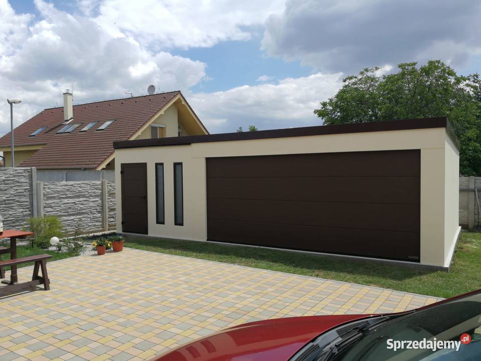 Garaż tynkowany OCIEPLANY Kaczyce