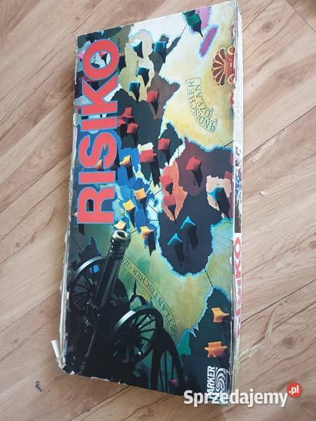 Risiko gra strategiczna planszowa 1975