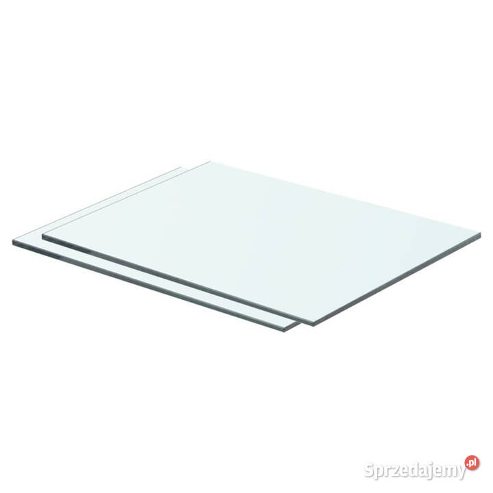 Półki 2 panel z przezroczystego szkła 40 x 25 Warszawa
