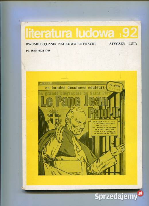 Literatura ludowa Rocznik 1992 1 Rok wydania 1992 Szczecin
