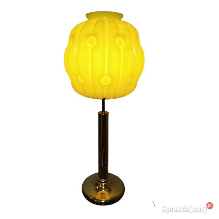 Lampa stołowa Art Deco lata 60 vintage pop art Kalisz