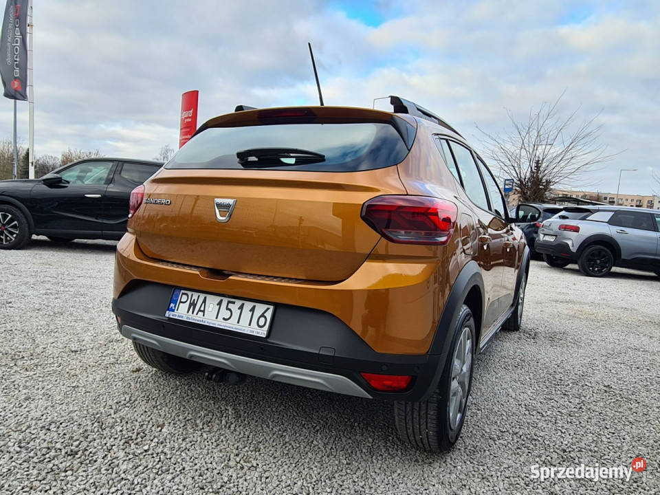 Dacia Sandero Stepway GAZ Navi 2xPDC Kamera Full Samochody osobowe Wągrowiec