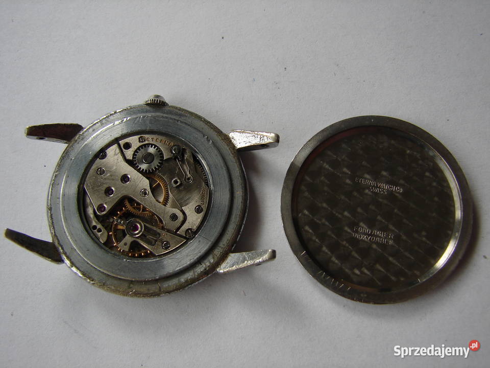 Eterna stary zegarek krab zegarek z lat 4050 Warszawa