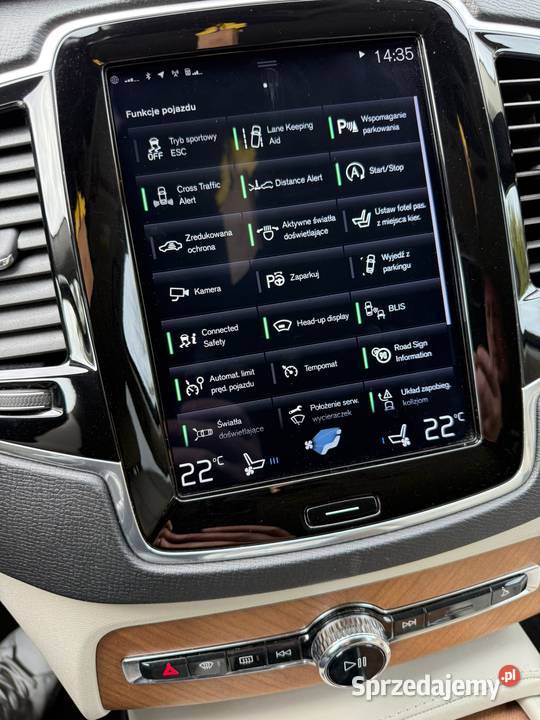 VOLVO XC90 INSCRIPTION SERWIS SALON POLSKA Rok produkcji 2018 śląskie Dąbrowa Górnicza sprzedam