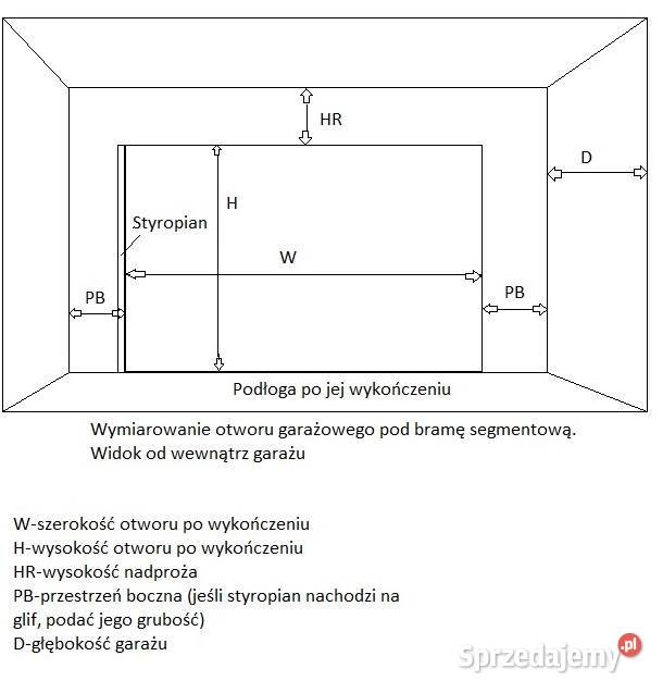 Brama garażowa segmentowa 3000x2500 Orzech Złoty Legionowo