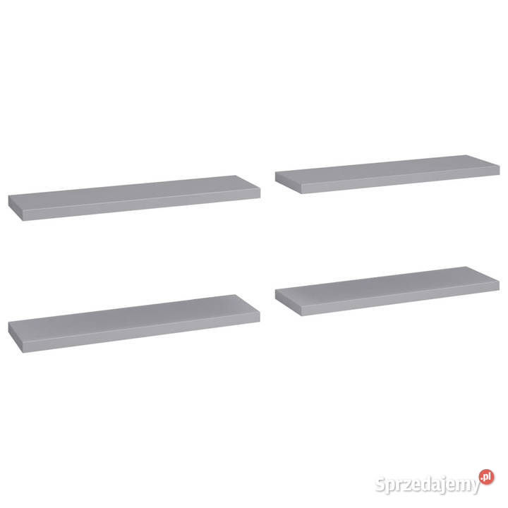 Półki ścienne 4 szare 90x235x38 MDF WM323861 Warszawa