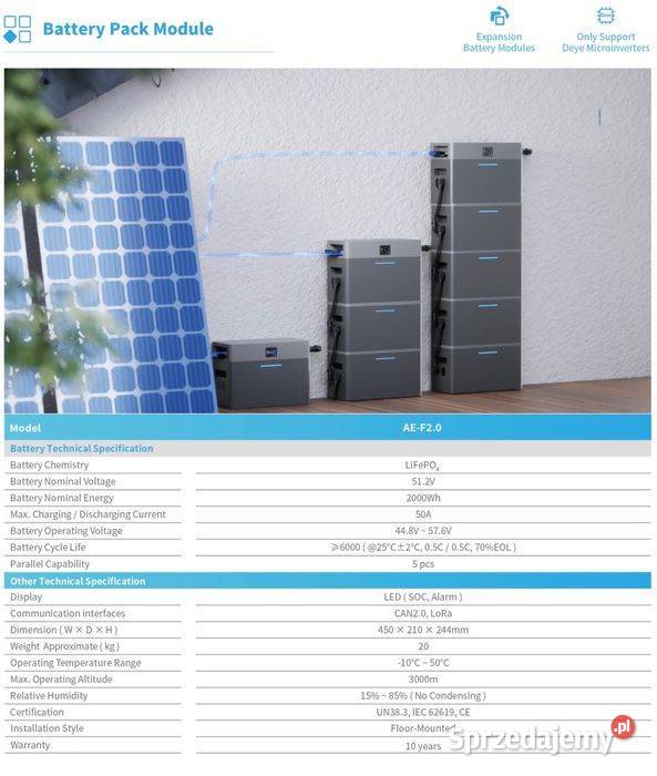 DEYE AEF202H2 to kompletny ALL IN ONE