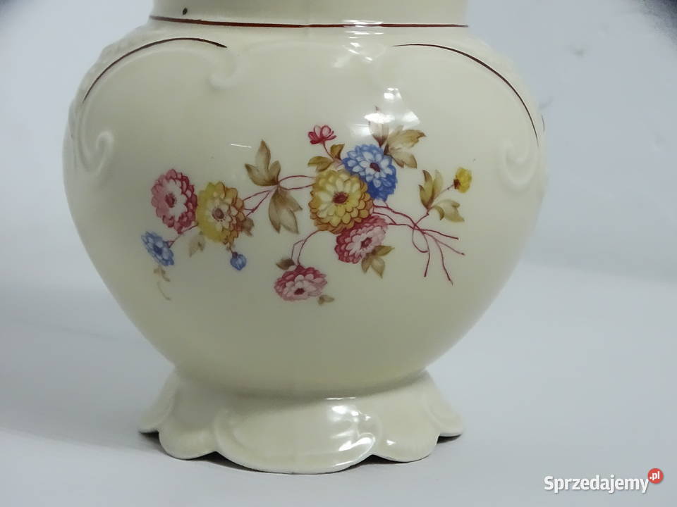 Stary wazon porcelanowy Bareuther Bavaria kwiaty Biłgoraj