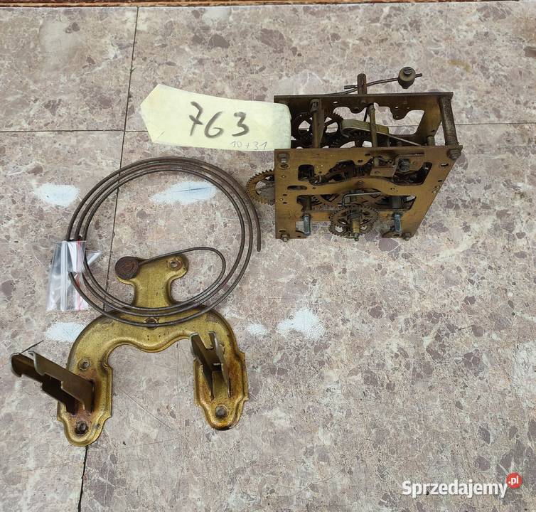 763 Mechanizm starego zegara ściennego Junghans Tczew sprzedam