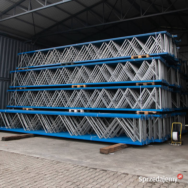 UŻYWANE regały magazynowe ODBOJE ramy TRAWERSY Magazynowanie