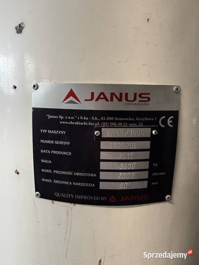 Wiertarka promieniowa Janus WR50 Tarnowskie Góry