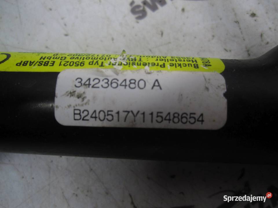 OPEL MERIVA B 12r pas bezpieczeństwa prawy przód