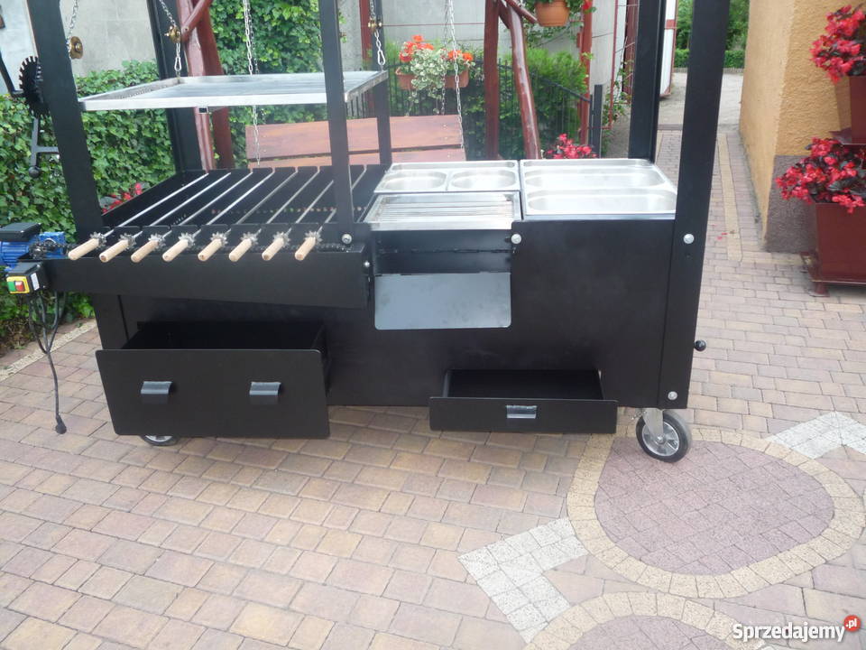 Grill cateringowy gastronomiczny na szaszłyki Damasławek sprzedam