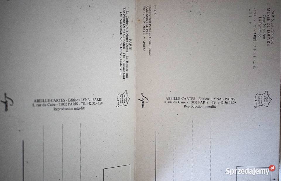 Pocztówki z Paryża w postaci leporello Chełmno