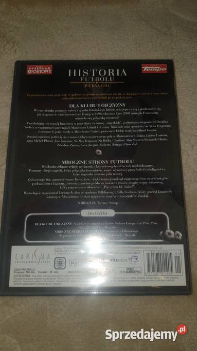 5 Płyt DVD 9 filmów HISTORIA FUTBOLU w pudełkach mazowieckie Warszawa