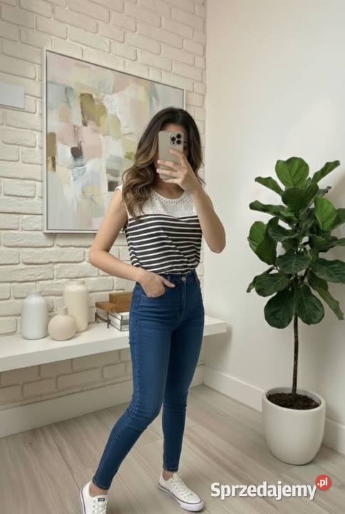 Bluzka uniwersalna SL bawełna z elastanem Bytom