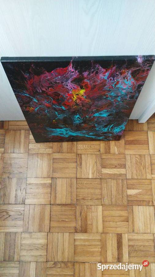 Abstrakcyjny obraz Back to własnoręcznie mazowieckie Ciechanów