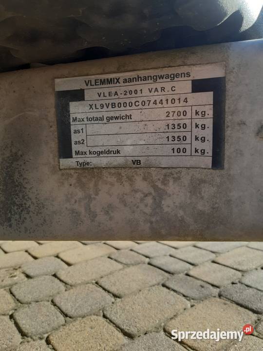 Super Przyczepka laweta samochodowa 2700 na Olesno