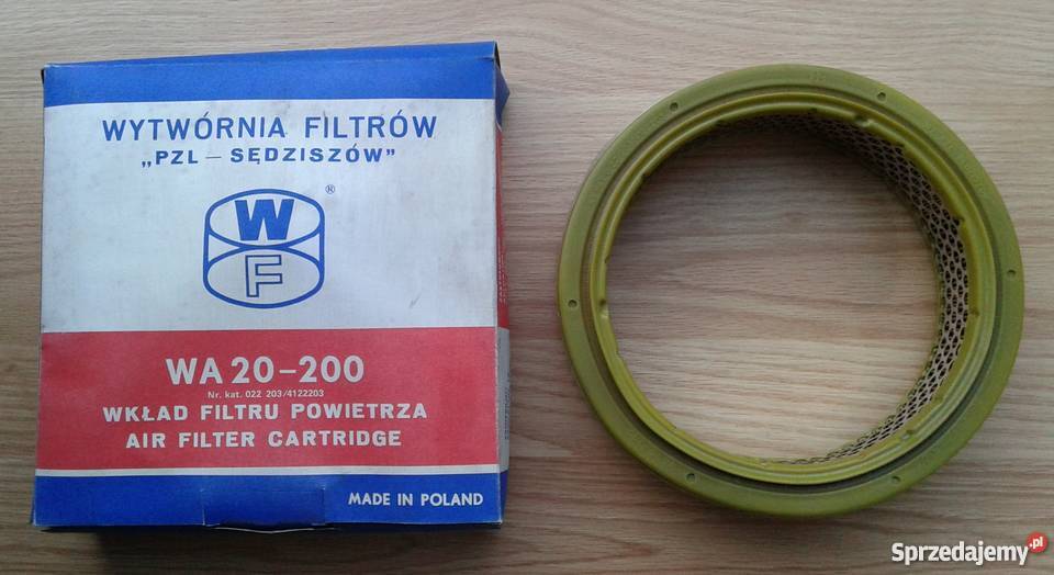 Wkład Filtru Powietrza PZL Sędziszów WA 20200 Gliwice sprzedam