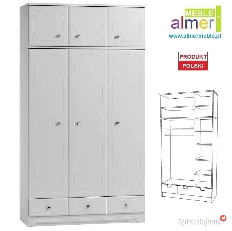 BIANCO N10N szafa dziecka 120x53 w227 Nysa
