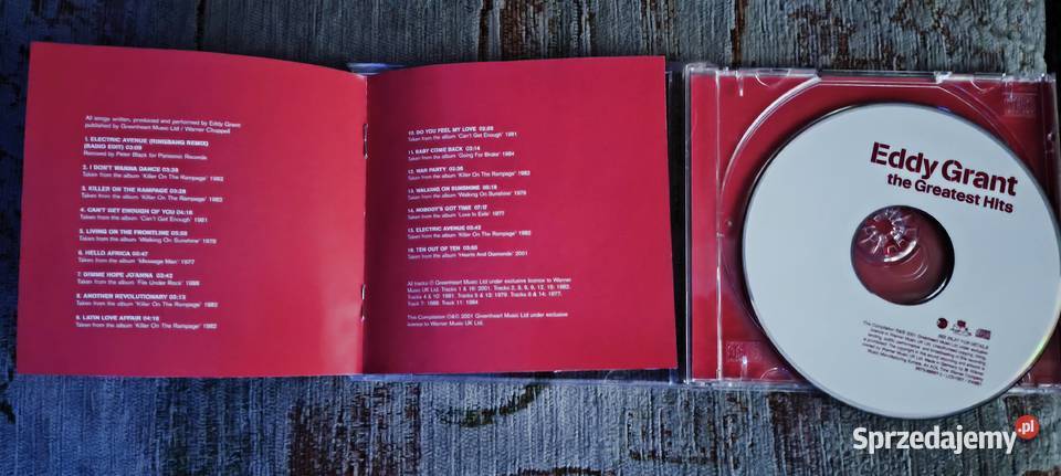 Eddy Grant The Greatest Hits 2001 I Wydanie śląskie Gliwice