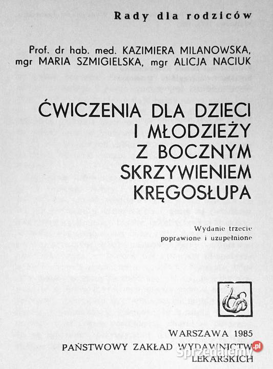 ĆwiczeniaĆwiczenia dzieci i młodzieży z bocznym Chełm