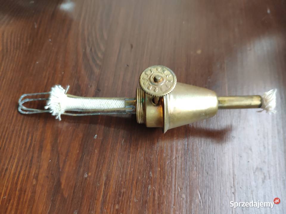 Stary mosiężny palnik do lamp PIGEON 20 mm Kraków