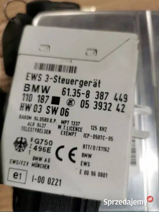 Zestaw startowy BMW E39 m52tu kluczyk zamki osobowe Żory