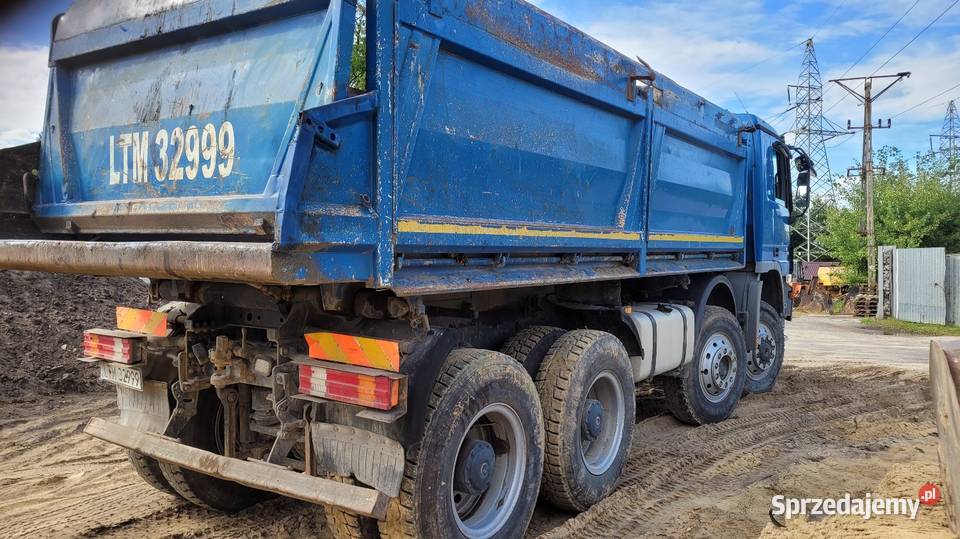 Mercedes actros 3 strony wywrót 8x6 20kg Wywrotki Tomaszów Lubelski