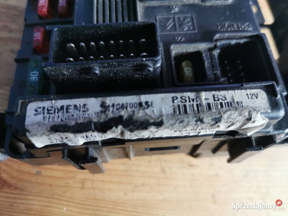 Sterownik BSMB3 9643498880 S118470003E Układ elektryczny wielkopolskie Margonin